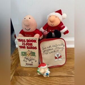 Ziggy plush(2), book, sm zippered pouch, & ornament. Used. See pics. $25